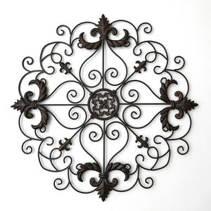 Cadre décoratif en fer forgé multicolore, Art mural - Product Image 4