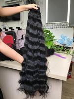 La meilleure qualité de cheveux ondulés cheveux humains cambodgiens vendre au Nigeria, Afrique du Sud, Sénégal... extensions de cheveux ondulés
