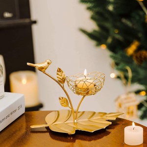 Bougeoirs votifs en fer thème nid pour la maison salon chambre garde-manger décoratif - Product Image 3