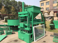 Sable construction déchets verrouillage en plastique brique argile main machine faisant des machines de prix au népal