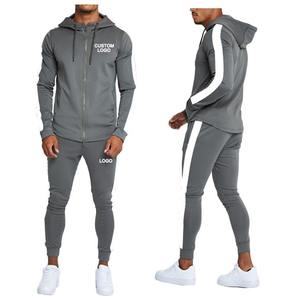OEM Custom Your Own Design Men's Sports Track Suit Men Running Tracksuit With Big Cargo Pockets Detail - Product Image 1