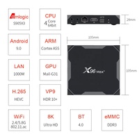 Fábrica de Smart TV Box X96 Max+ con el Último Chipset, 4 GB, 32 GB, 64 GB, Amlogic S905x3, Android 4K, TV Box X96 Max Plus