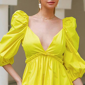 Vestido de verano tie-dye de dos piezas, vestido playero sexy, elegante falda de algodón con tops, 2021 - Product Image 1