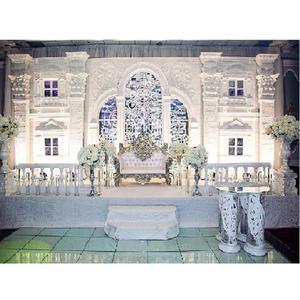 Decoración de escenario de fibra para boda, escenario decorativo de lujo de estilo indio, con temática real, para recepción y noche, para el hogar - Product Image 1