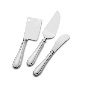 New Design Metal <b>Cheese</b> <b>Set</b> in Silver Finished With Unique Designed Handle for Kitchen Use & Butter Cutting - Product Image 1