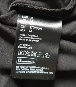 เสื้อยืดแขนสั้นลายทางลำลองสำหรับผู้หญิง คุณภาพสูง 100% ส่งออก เป็นมิตรกับสิ่งแวดล้อม ย้อมสีเสื้อผ้าโดยตรงจากโรงงาน แบรนด์ดัง เสื้อผ้าส่วนเกิน - Product Image 4