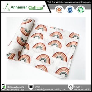 Wholesale <b>Muslin</b> Swaddle <b>Blankets</b> For Sale - Product Image 5