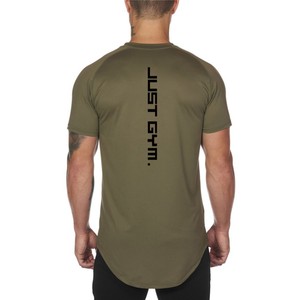 Ropa Deportiva de gimnasio para hombre, camiseta de entrenamiento para hombre, camiseta personalizada a granel con estampado de Color y diseño, venta al por mayor - Product Image 6