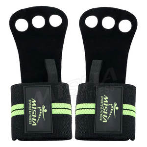 Empuñaduras de mano de cuero para gimnasia, de la mejor calidad, para levantamiento de pesas - Product Image 6