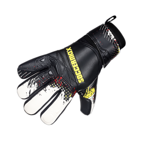 Guantes de portero Soccermax profesionales de calidad extrema 100% Guantes de fútbol personalizados de látex alemán Producto deportivo y de entretenimiento - Product Image 3