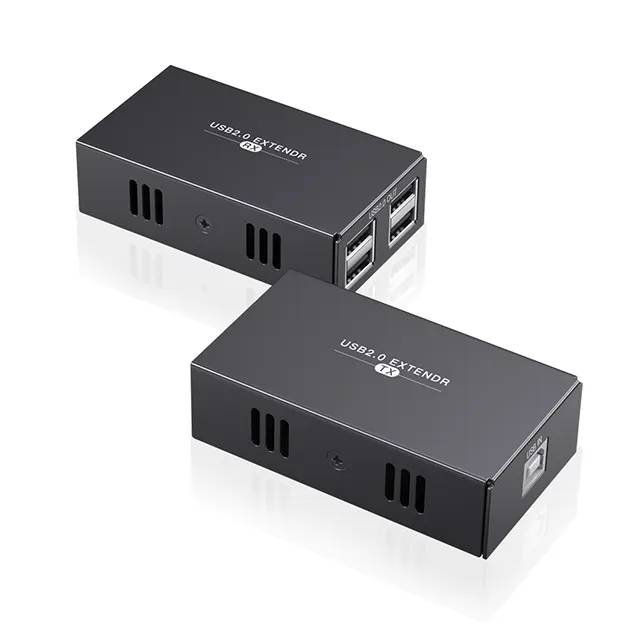 50M Multiport 4 USB Port Ethernet Cat6 Kabel USB Extender Kualitas Bagus