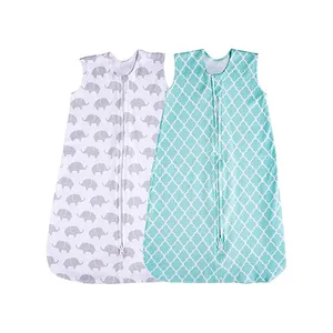 Top venta certificado 100 algodón orgánico bebé saco de dormir de bebé de alta calidad para bebés unisex con personalización - Product Image 1