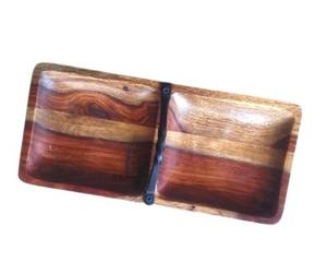 Plateau de service en bois de haute qualité, meilleure vente, Design de feuille, décoration de Table, plateaux de service en bois de haute qualité - Product Image 2