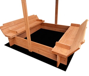<span class=keywords><strong>Bac</strong></span> <span class=keywords><strong>à</strong></span> sable en plein air pour enfants, terrain de jeu en bois, pour les garderie et les maternelle, offre spéciale, - Product Image 5