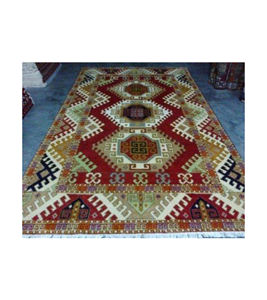 Alfombra de seda anudada a mano de diseñador Alfombra de lujo de la mejor calidad con alfombras anudadas a mano de tacto suave bordadas y juegos de alfombras - Product Image 4