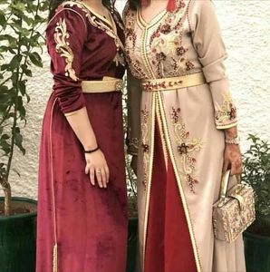 -SIMPLE et ELEGANT---CAFTAN --- Robe avec BEAUTIFUL--ZARI -- Embelli travail-POUR-FÊTE-USURE et De Mariage-2021... - Product Image 1