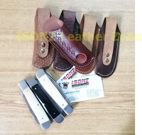 Grandsharp couteau de piège à lame, manche en corne de damas 4 pouces