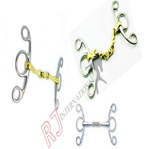 ריאז ג 'מאל intel 5-פה פלהאם לוזג נחושת סוס קצת tack <span class=keywords><strong>waterford</strong></span> - Product Image 3