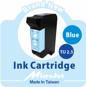 Spot Blue Ink Cartridge 1918 TIJ 2.5 51645A 45A Dye Based Inks Textile Coding Mailing Addressing Cheque