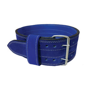 เข็มขัดยกไฟฟ้าหัวเข็มขัดสแตนเลสสีดำวัสดุหนังและ PU - Product Image 3