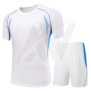 Conjuntos de uniformes de fútbol para adultos, cuello redondo, 100% algodón, sublimación, alta calidad, precio barato, venta al por mayor - Product Image 1