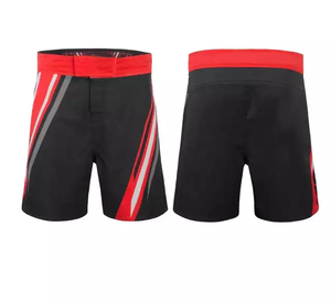 Short de boxe Muay Thai en satin de soie décoratif personnalisé avec logo et couleur personnalisés - Product Image 2