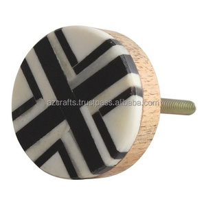 Bouton de porte en os naturel unique matériel polyvalent pour cuisine chambre salle de bain salon hôtel hôpital utilisation - Product Image 1