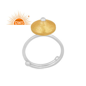 Bague en argent sterling fin pour femme, design fait main, bijoux en argent pour femme, cadeau pour sa collection délicate - Product Image 1