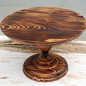 Support à gâteau en bois supports à gâteau support à gâteau de mariage rustique - Product Image 1