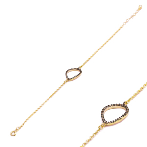 Pulsera de plata de ley 925 con forma geométrica hueca, joyería elegante hecha a mano, a la moda para mujer - Product Image 1