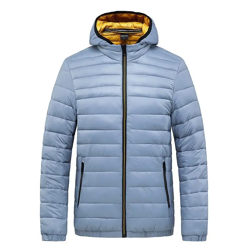 Wholesale customized zipper puffer Jackets wear Puffer Men Winter Jacket keep custom puffer jackets