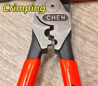 Pince combinée en acier durable de qualité supérieure de Taïwan, à levier élevé, mâchoires dentelées usinées avec précision, surface polie, pour la coupe, OEM