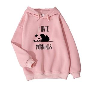 Sweat-shirt imprimé en 3D pour filles à la mode dernière collection d'hiver technique teint uni - Product Image 1