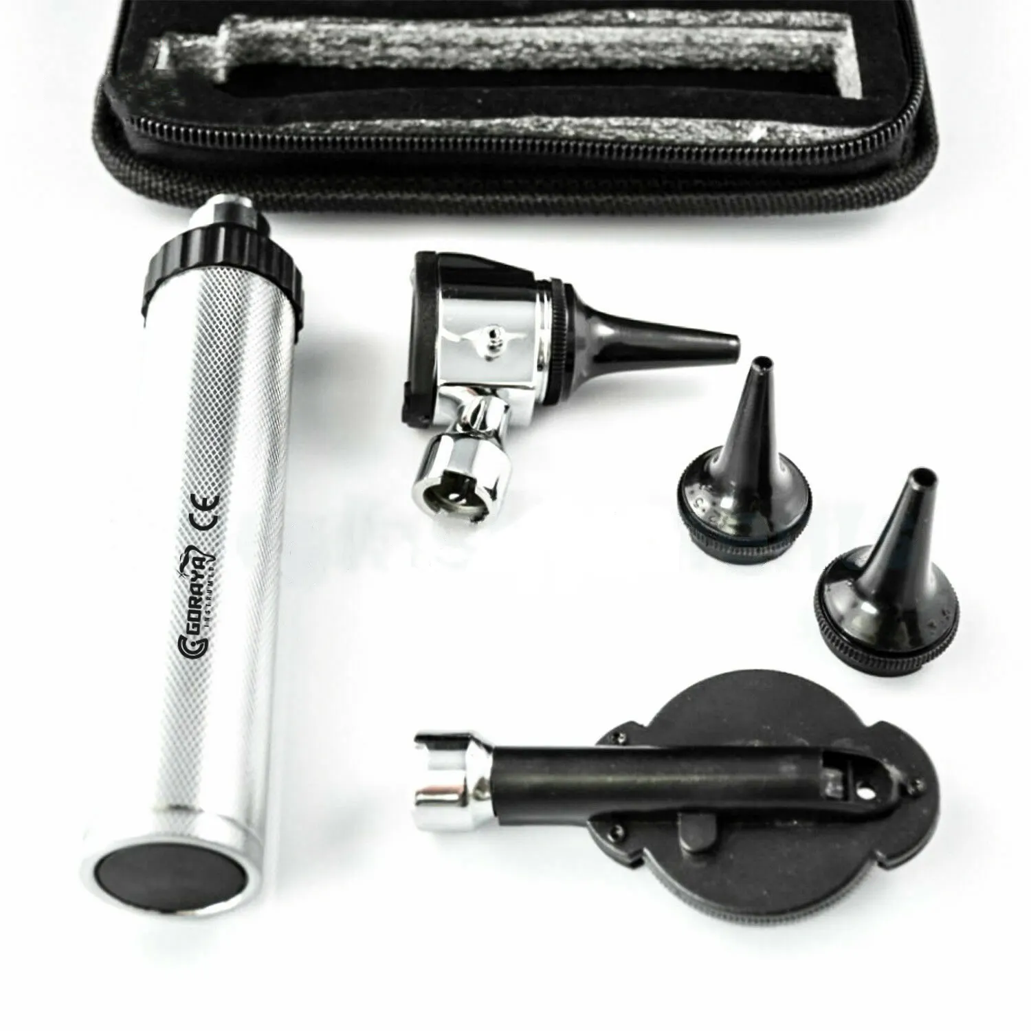 HOT SALE GORAYA GERMAN NEW Professional Physician OPHTHALMOSCOPE OTOSCOPE DIAGNOSTIC SET CE ISO APPROVED