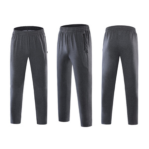 M & F กางเกงวิ่งจ็อกเกอร์น้ำหนักเบาแบบเรียบสำหรับผู้ชายกางเกงวิ่งจ๊อกกิ้งเอวกลางแบบลำลอง - Product Image 1