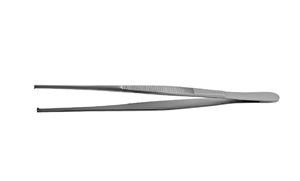 Pinzas de vendaje y tejido, instrumento médico de acero inoxidable, 1x2 dientes, estándar CE ISO - Product Image 2
