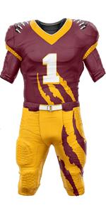 Maillots de football américain personnalisés nouveau design avec des uniformes brodés imprimés confortables à bon prix - Product Image 5