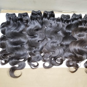 Extensión de cabello humano ondulado, pelo de templo sin procesar, doble extensión de cabello humano - Product Image 1