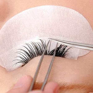 Pince à épiler professionnelle d'extension de cils de Volume 6D outils de beauté en acier inoxydable à 45 degrés enduits de titane bleu - Product Image 4