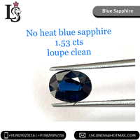 Meilleur prix pour saphir bleu foncé 100 % naturel de haute qualité, pierre précieuse en vrac, taille ovale, bijoux Lalas, 1,53 carat, origine Madagascar