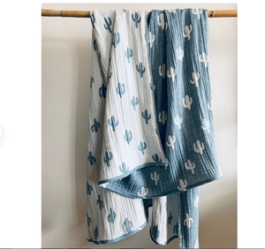 100% Cotton <b>Muslin</b> Baby Swaddle <b>Blanket</b> - Product Image 1