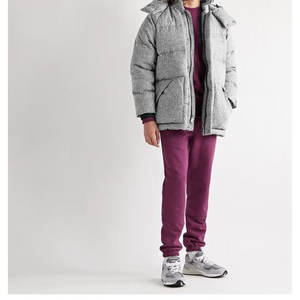 Chaqueta acolchada holgada personalizable para hombre, chaqueta con capucha cálida para invierno, con cremallera - Product Image 2