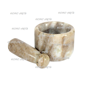 Mortero y Maja de Mármol de Diseño Antiguo, Mortero y Maja de Primera Calidad con Forma Personalizada a un Precio Atractivo - Product Image 1