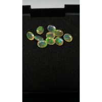 Opale jaune éthiopienne Welo Fire de haute qualité, naturelle, taille ovale 7x9mm, 1,20 carat, taille calibrée, pierre précieuse en vrac