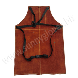 Leather Welding Protective Apron for men safety - Product Image 3