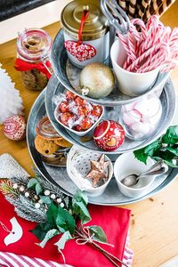 Trang Trại 3 Tier mạ kẽm bánh đứng Vòng khay hiển thị lý tưởng cho Bánh Ngọt Bánh nướng xốp và món tráng miệng thanh lịch bánh Máy chủ cho các sự kiện - Product Image 6