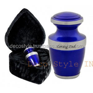 Urna recuerdo Peltre Azul Marino - Product Image 1