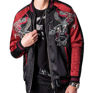 แจ็คเก็ตบอมเบอร์ยุทธวิธีคุณภาพสูงระดับพรีเมียมสำหรับผู้ชาย แจ็คเก็ตกันลมสไตล์ลำลองทรงโอเวอร์ไซส์ ออกแบบและโลโก้ตามสั่ง ขายส่ง - Product Image 3