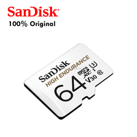 Carte mémoire SanDisk 100% originale 100 Mo/s SDSQQNR 64 Go Haute Endurance