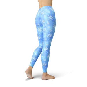 เลกกิ้งนางเงือกสีฟ้า,เลกกิ้งรัดรูปไร้รอยต่อลายมังกรสำหรับผู้หญิง - Product Image 3